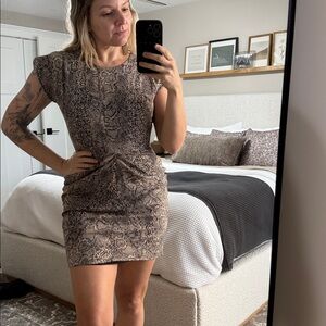 Snake Print GUESS Dress